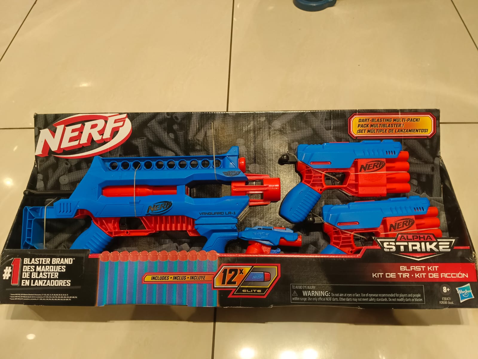 Nerf Alpha Strike Blast Kit – Foam Dart Blaster Set with Multiple Blasters & Darts | Outdoor Action Toy for Kids (8+)